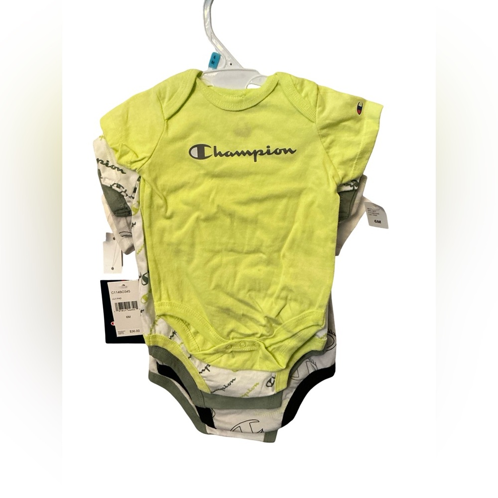 Champion Boys 5 Piece Onesie Set NWT